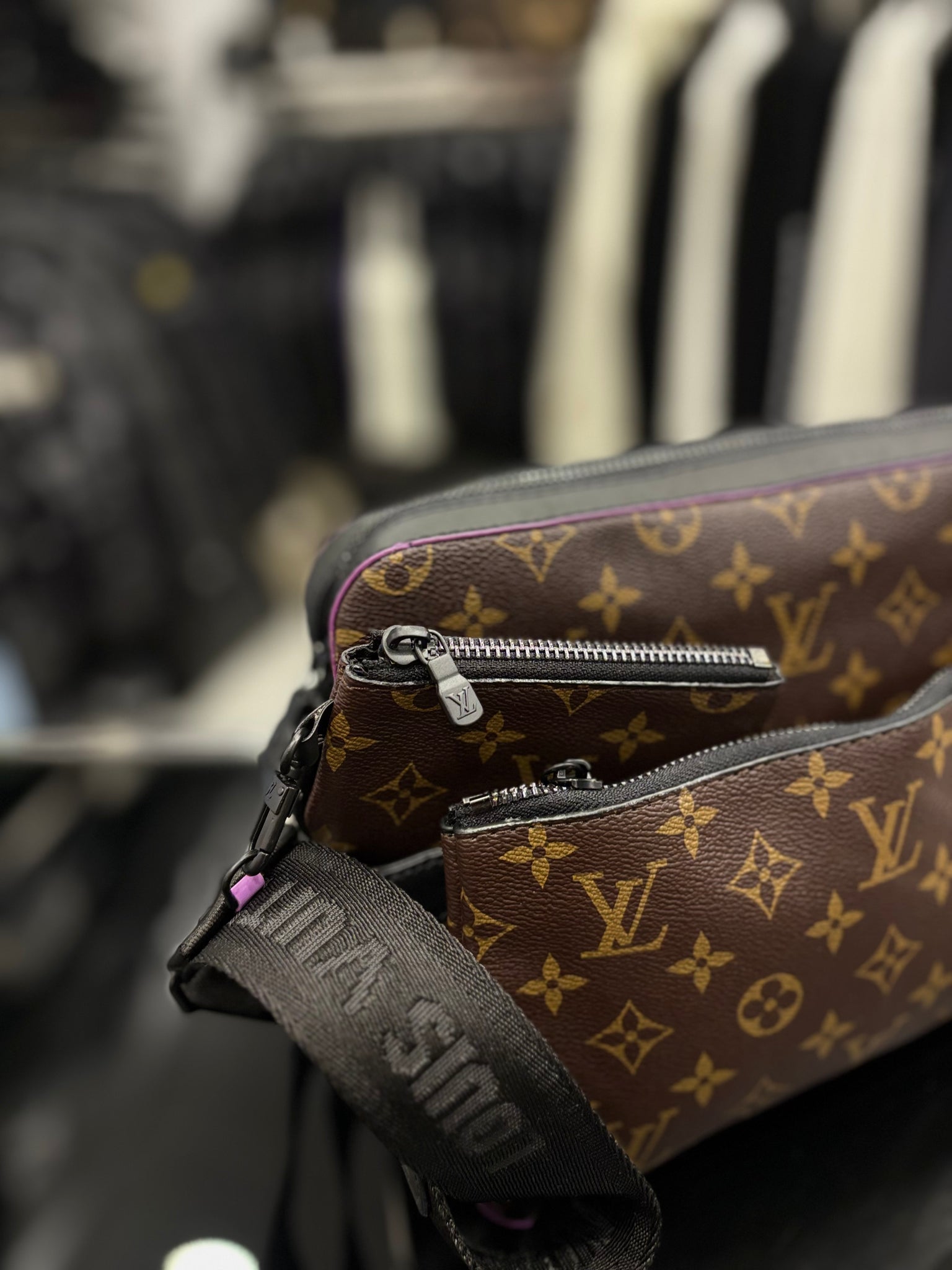 Louis Vuitton Trio Messenger brown bag