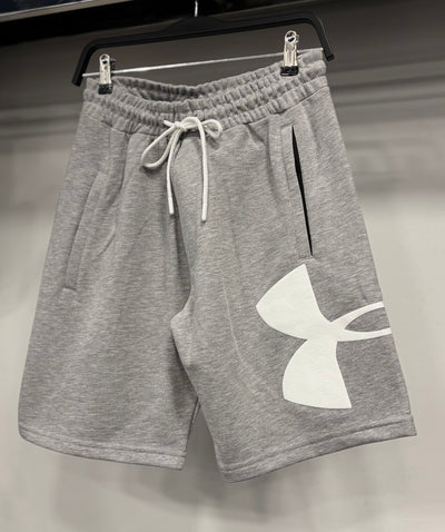 Under Armour Rival Fleece Logo grey shorts