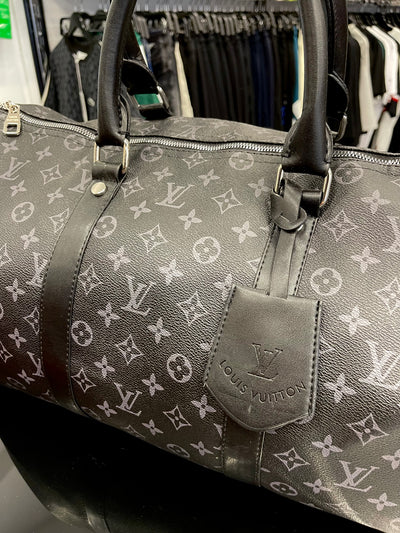 Σάκος ταξιδιού Louis Vuitton grey/black