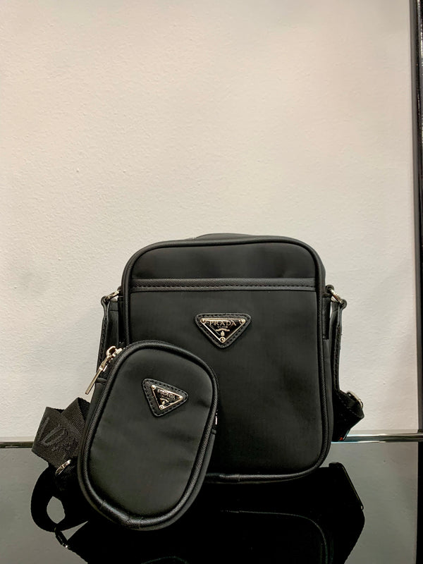 Prada Black bag ωμού/Χιαστί