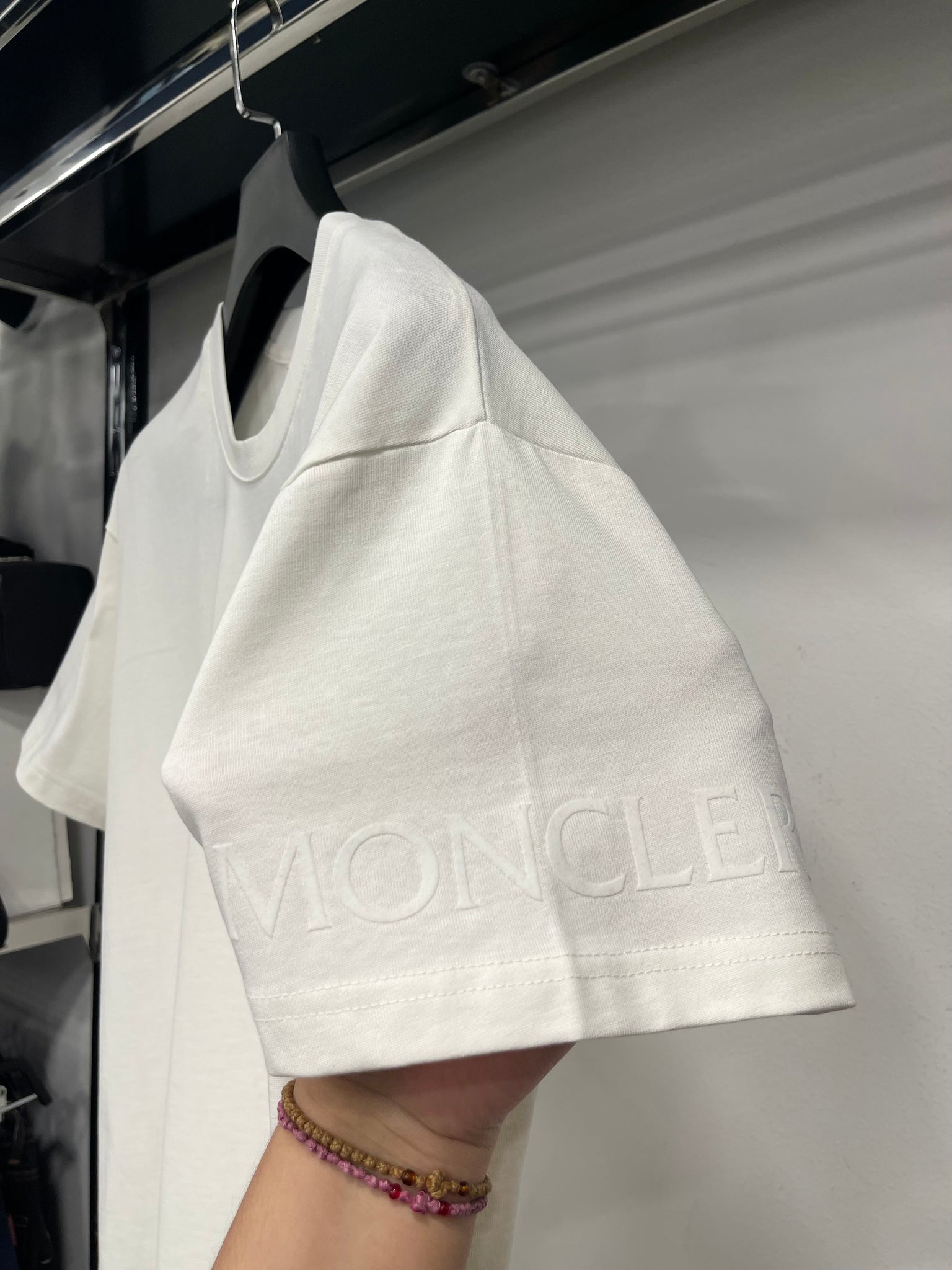 Moncler OVERSIZED White T-shirt